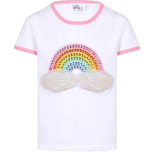 Rainbow Pearl Patch T-Shirt