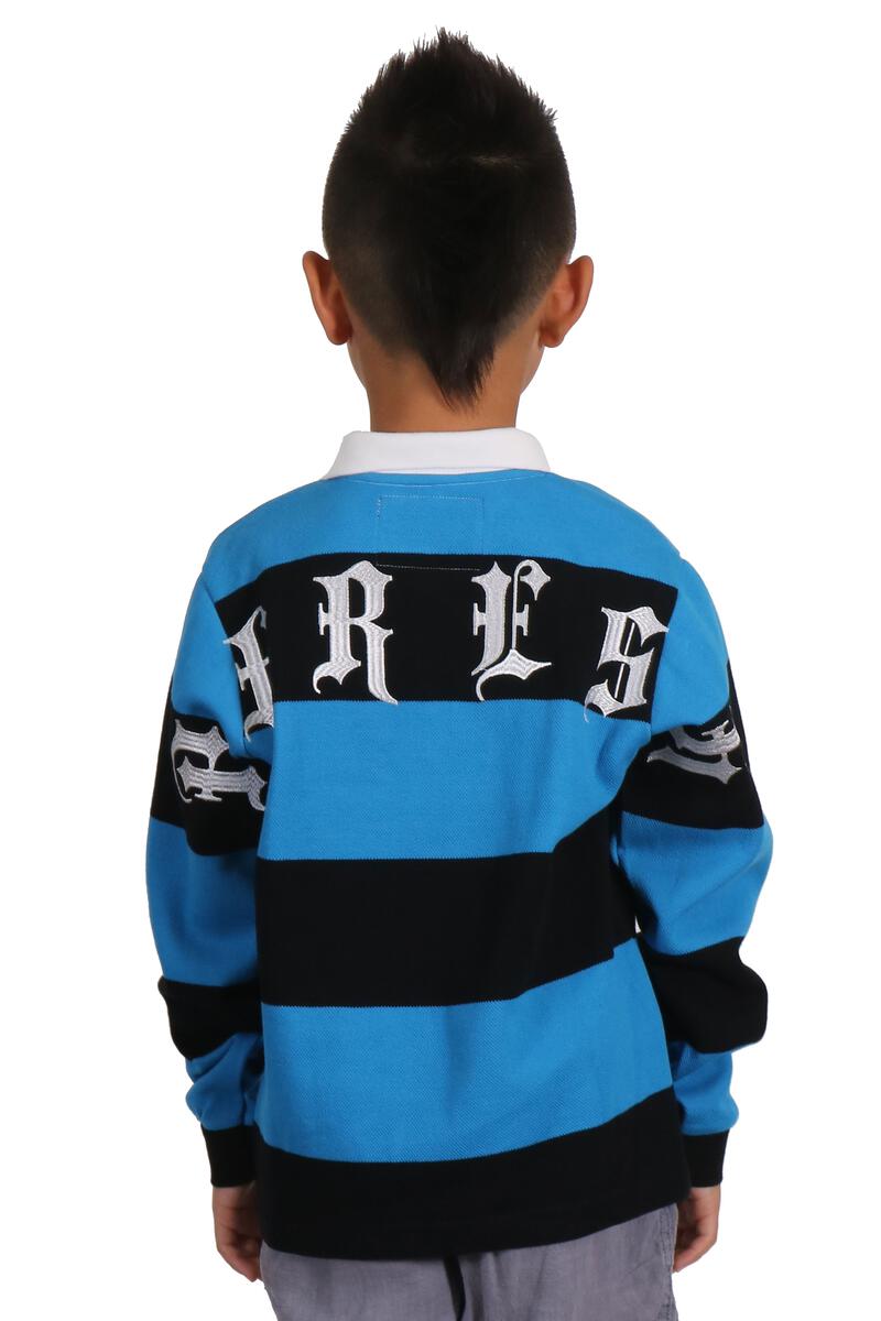 Ocean Polo Shirt Black & Royal