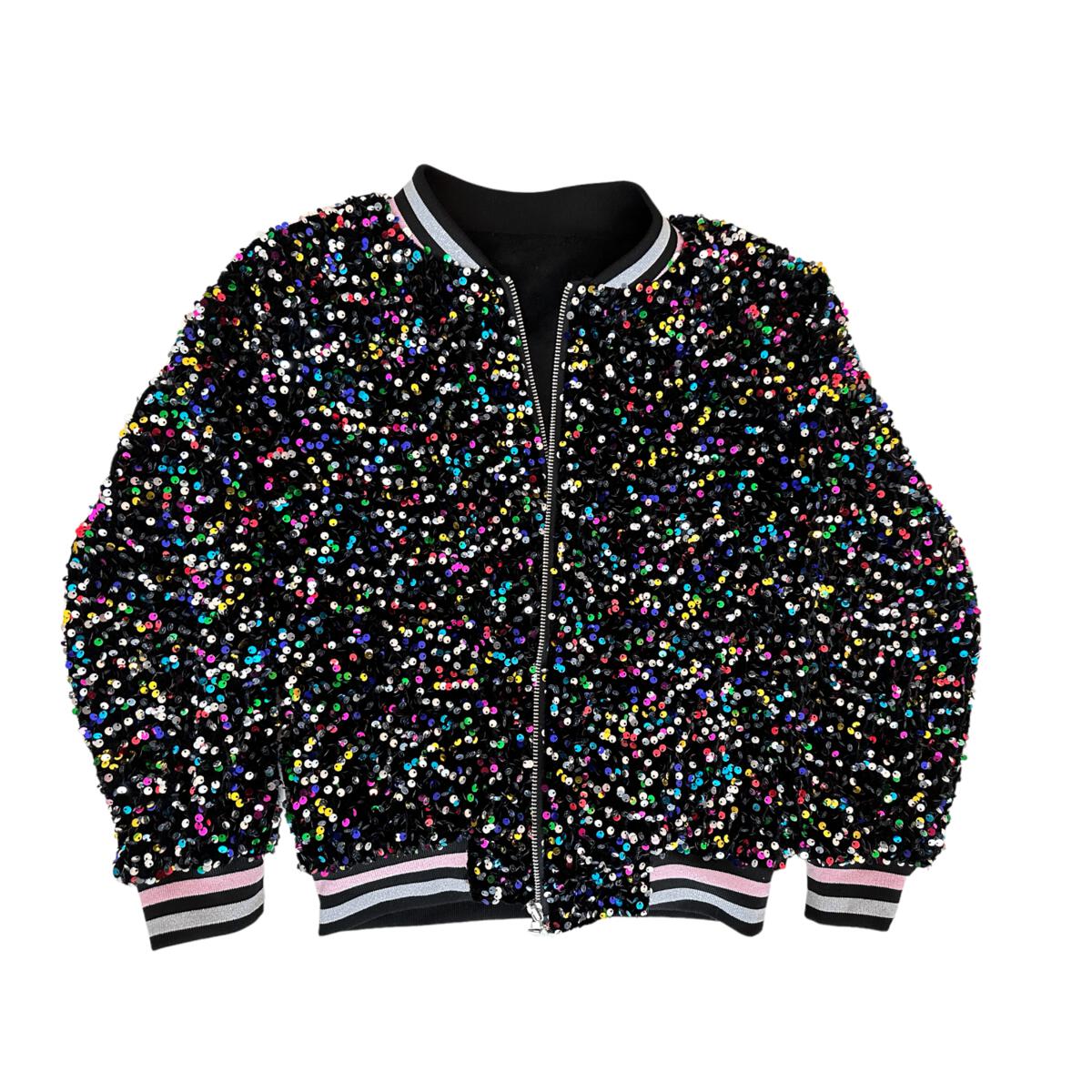 Rainbow Velour Sequin Trackset
