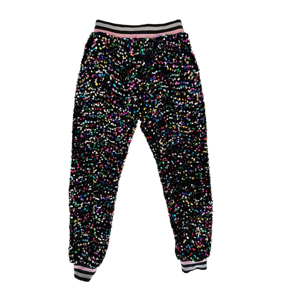 Rainbow Velour Sequin Trackset