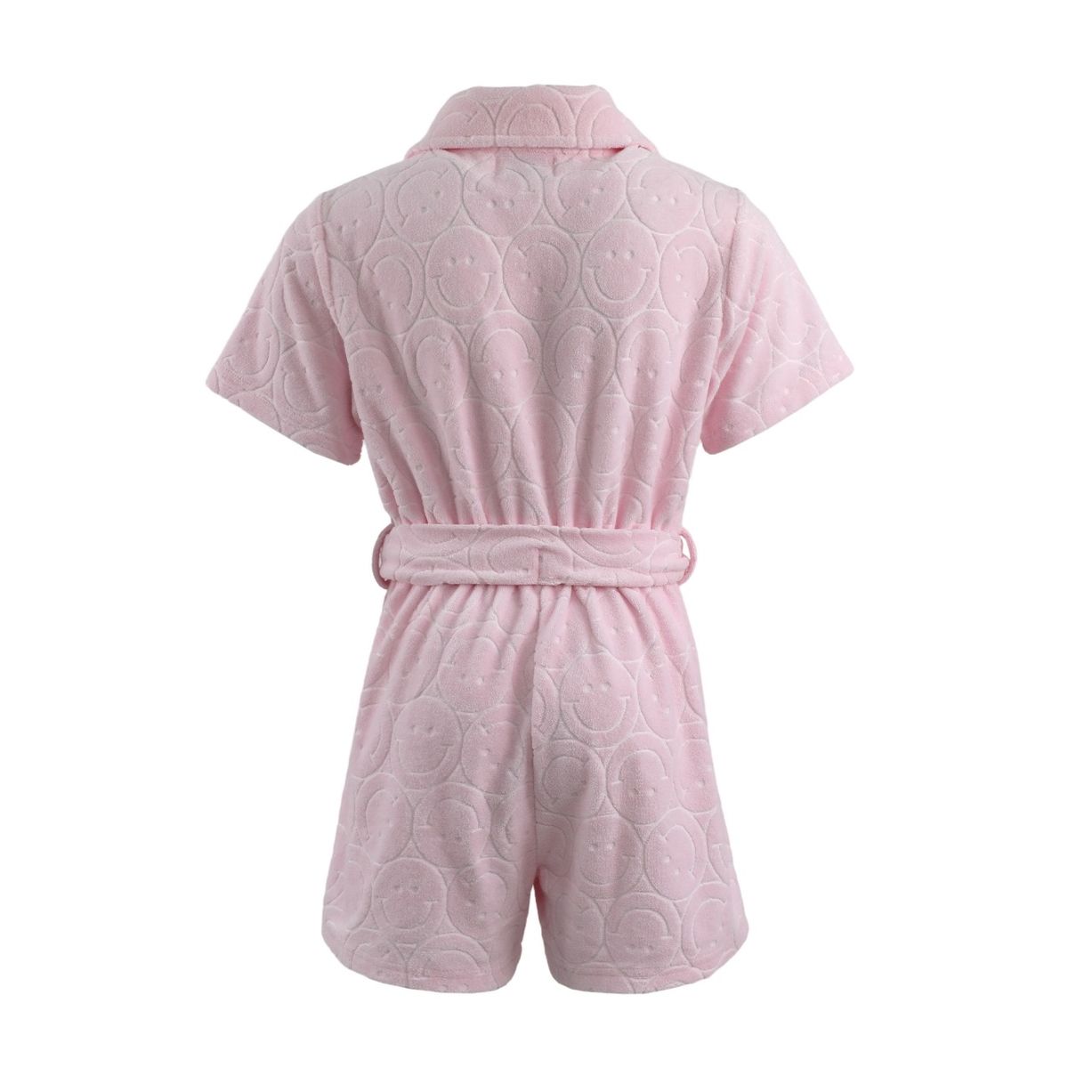 Embossed Emoji Terry Romper