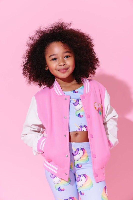 Good Vibes Varsity Bomber Jacket