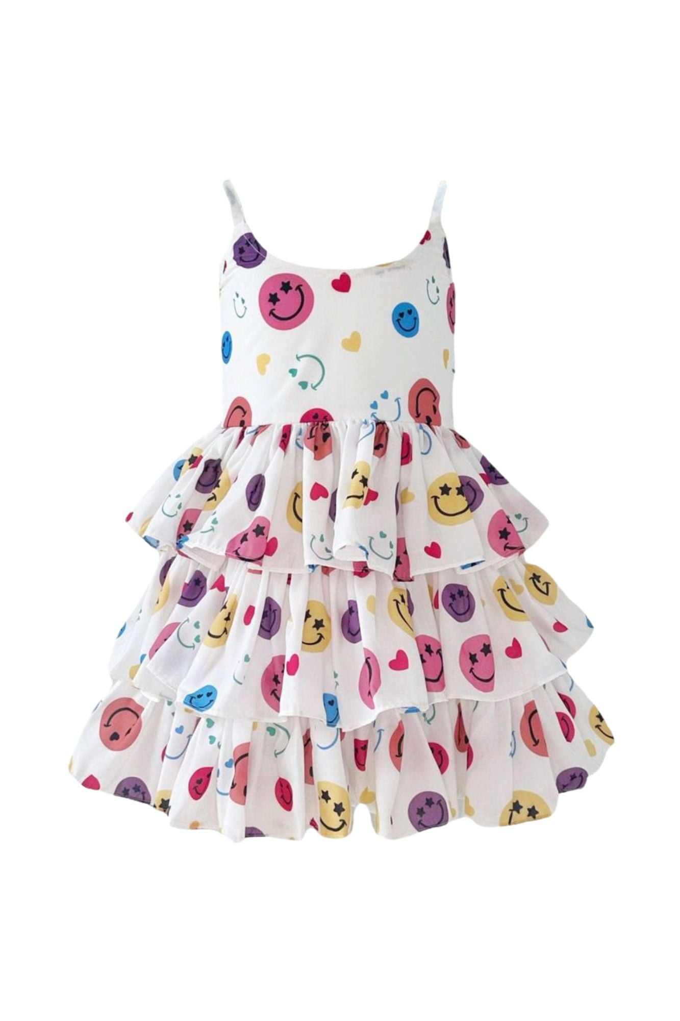Happy Rainbow Smiley Dress
