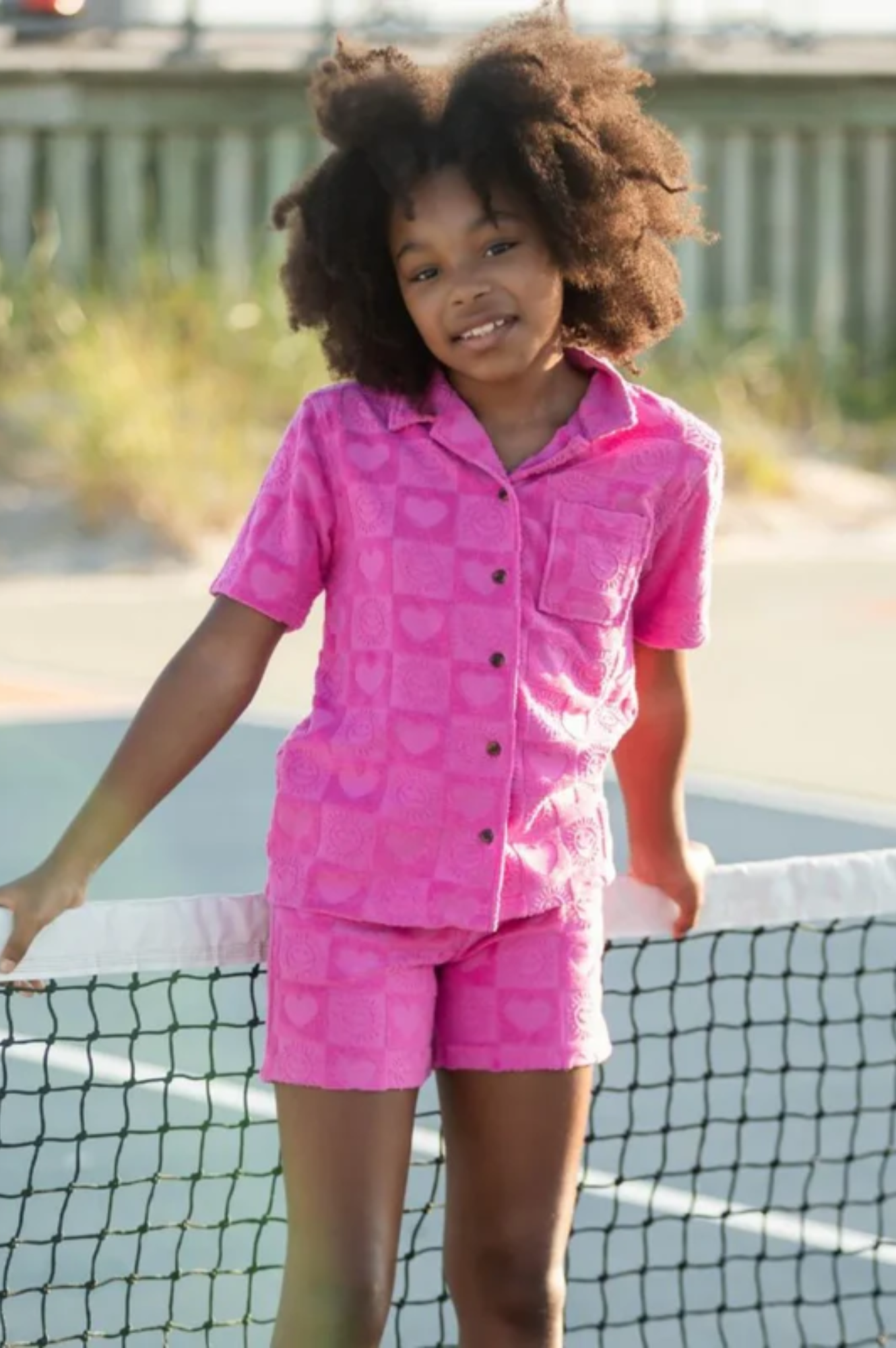 Sunny Check Resort Terry Set