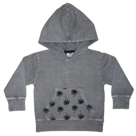 Palm Enzyme Hoodie Grey Coal