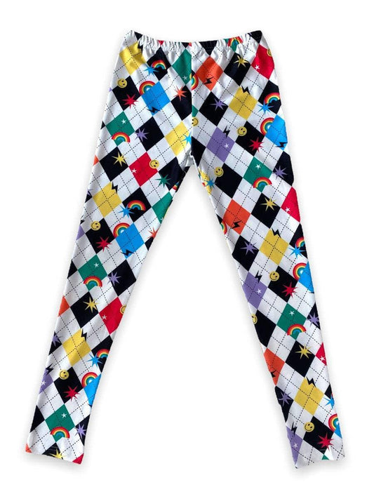 Leggings Emoji Checkered
