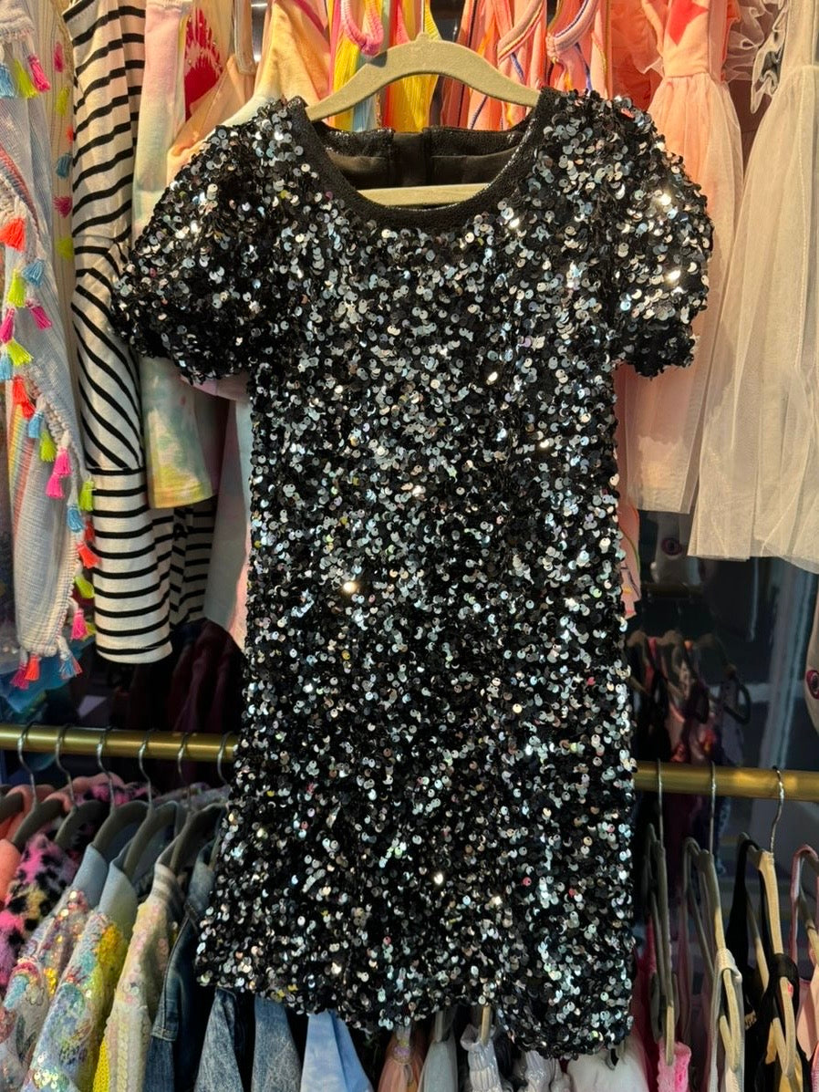 Sequin Dress Black