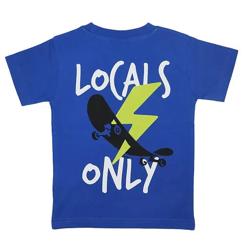 Locals Only Tee Cobalt Blue