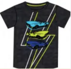 Car Bolt Tee Black