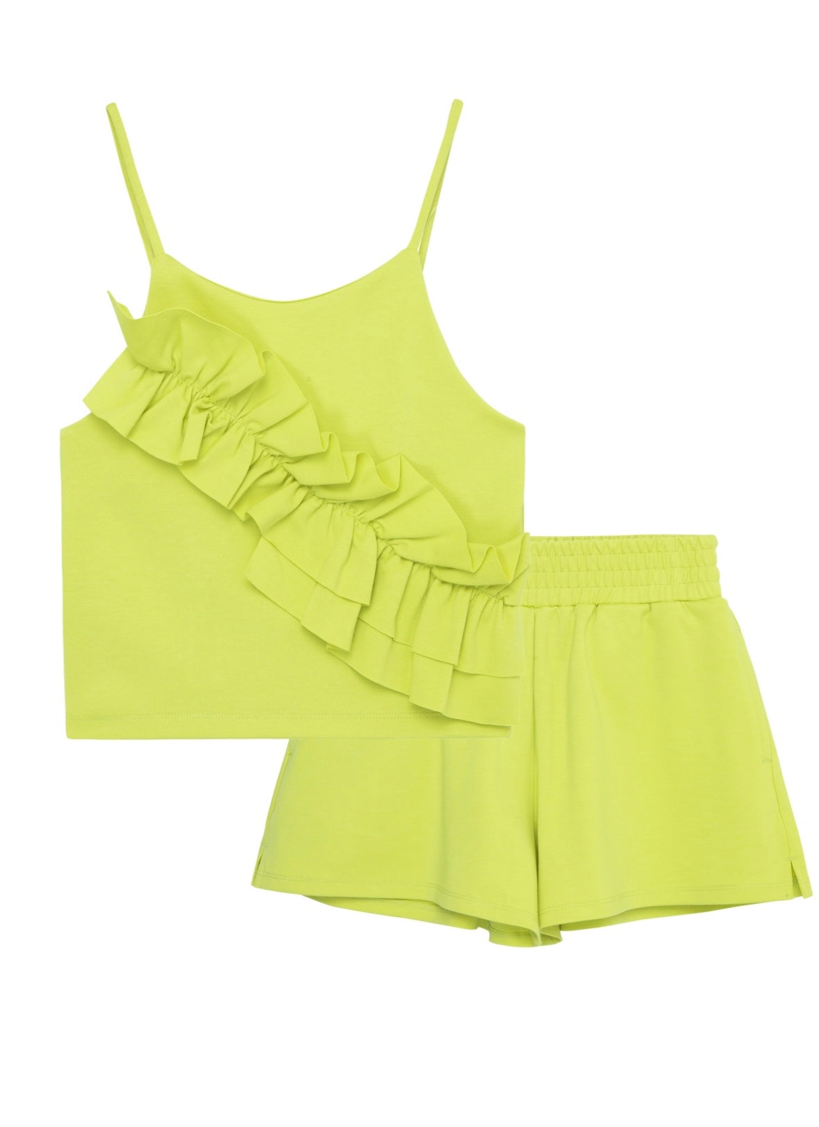 Neon Lime Short Set