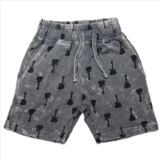 Guitar Enzyme Shorts Grey Coal