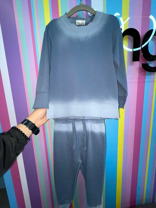 Set Sweater & Jogger Gradient Blue
