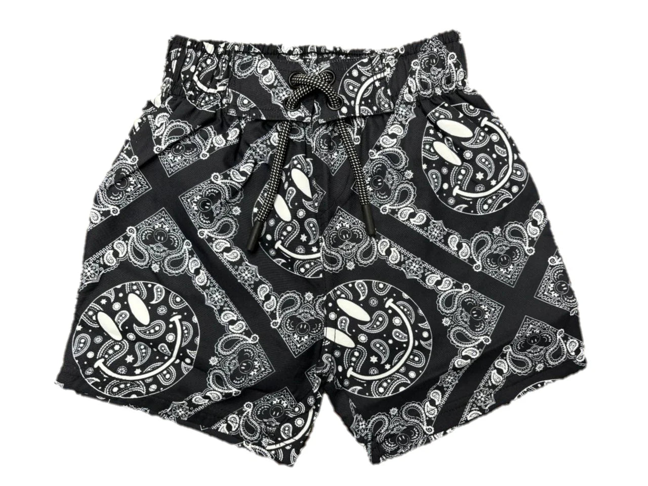 Bandana Board Shorts Black