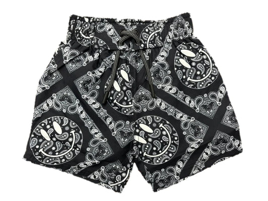 Bandana Board Shorts Black