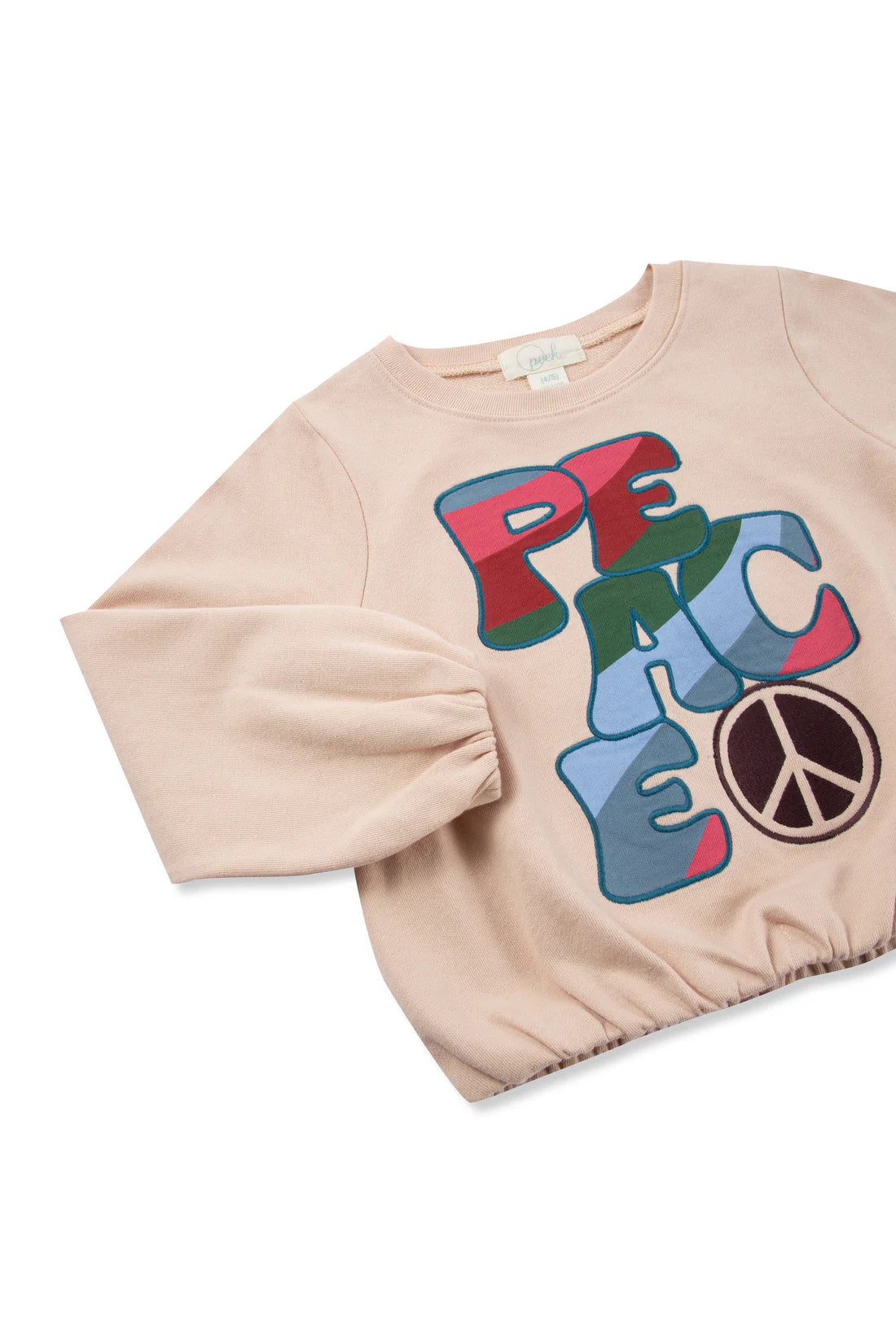 Taupe Peace Pullover