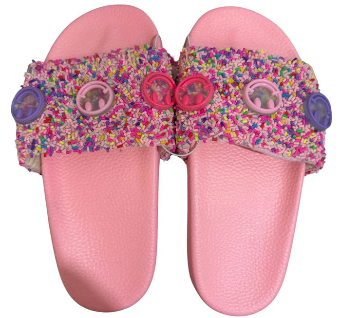 Sprinkle Smile Charm Slides