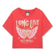 Coral Rock Star Tee