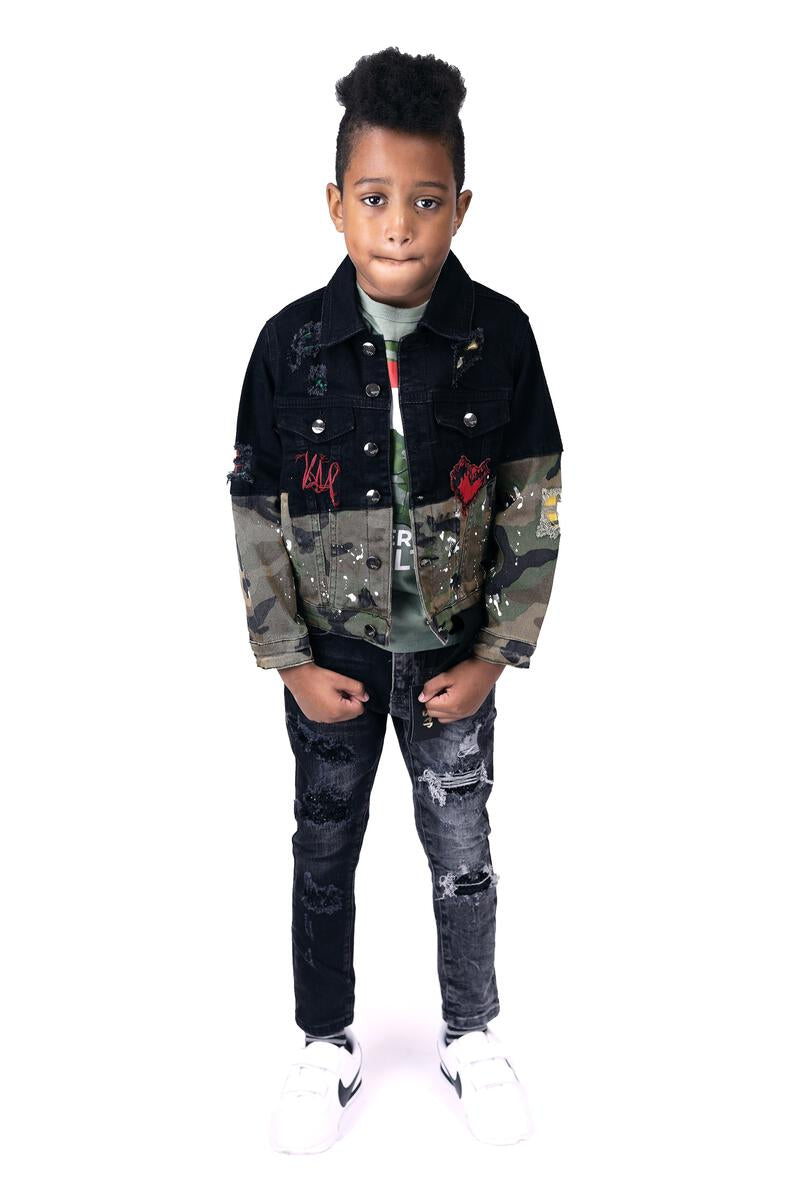 Jacket Fike Camu & Black