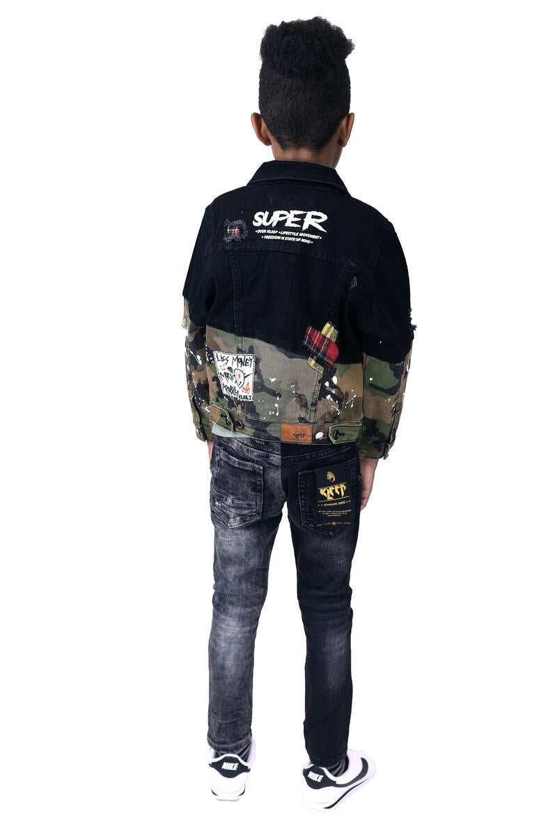 Jacket Fike Camu & Black