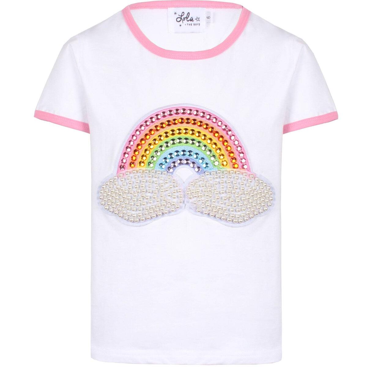 Rainbow Pearl Patch T-Shirt