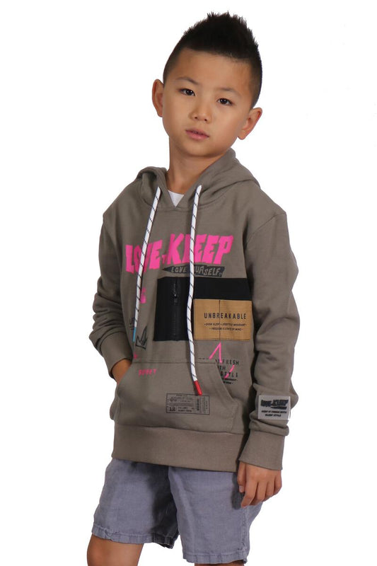 Hoodie Ash Grey