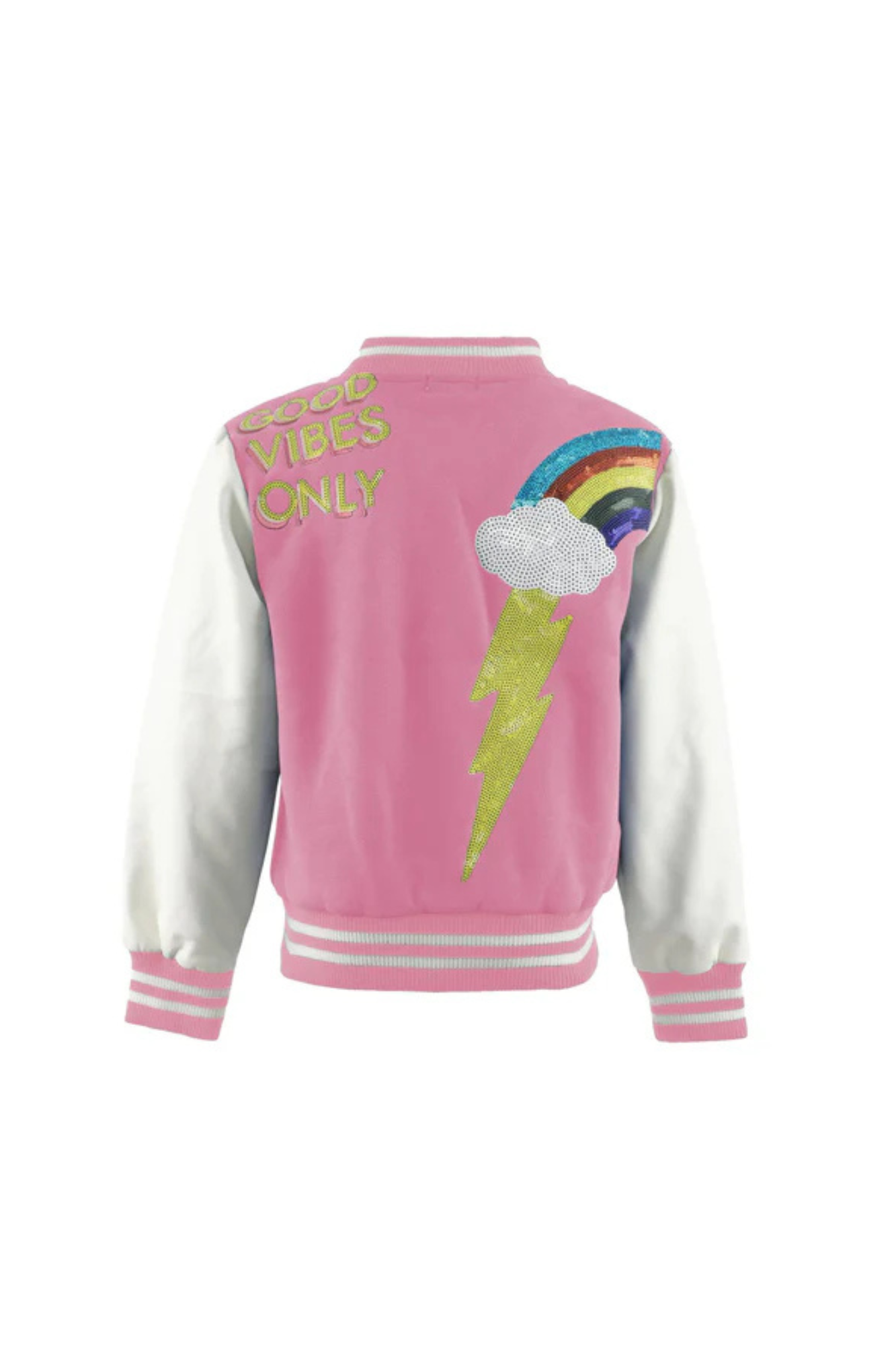 Good Vibes Varsity Bomber Jacket