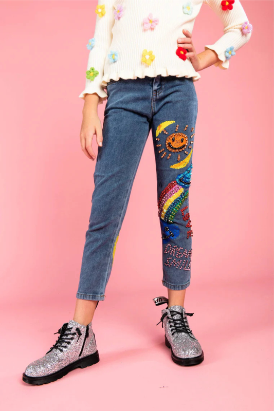 Summer Love Art Jeans