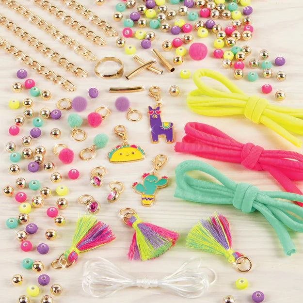 Neo-Brite Chains & Charms Bracelet