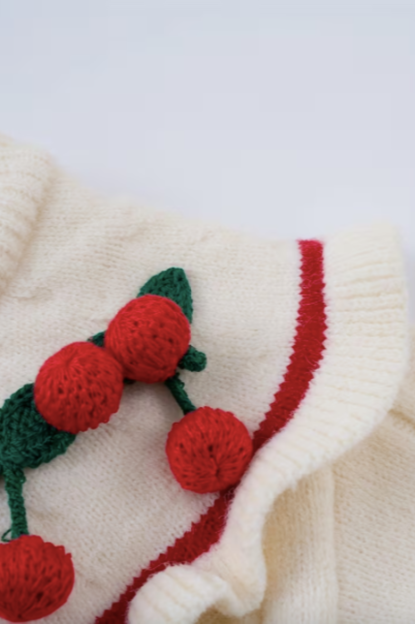 Cherry Christmas Cardigan
