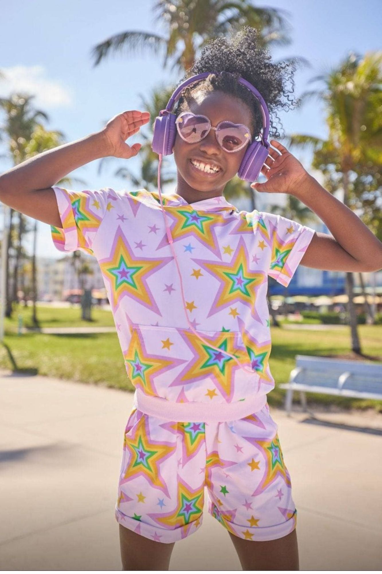 Super Star Hoodie Short Set