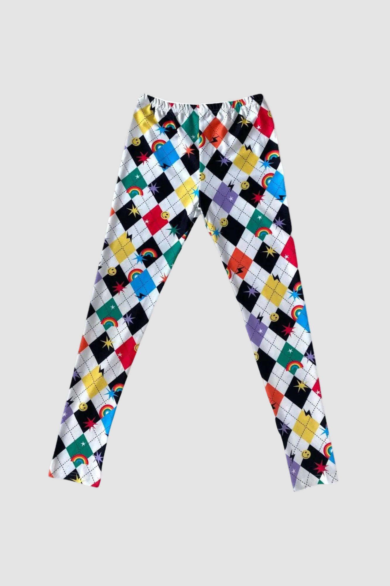 Leggings Emoji Checkered