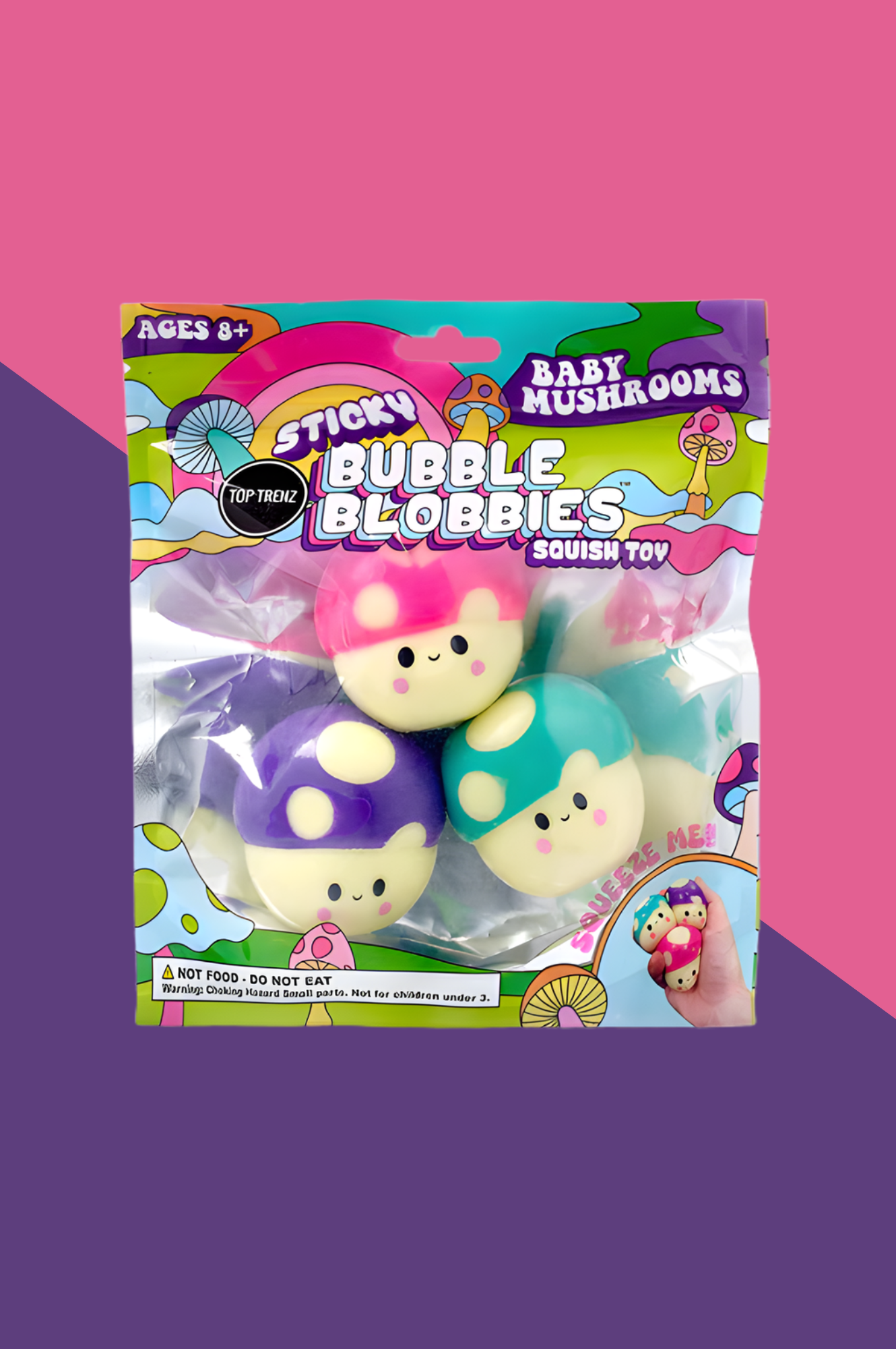 Sticky Bubble Blobbies - Baby Mushroom
