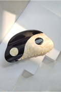Ying Yang Claw Hair Clips