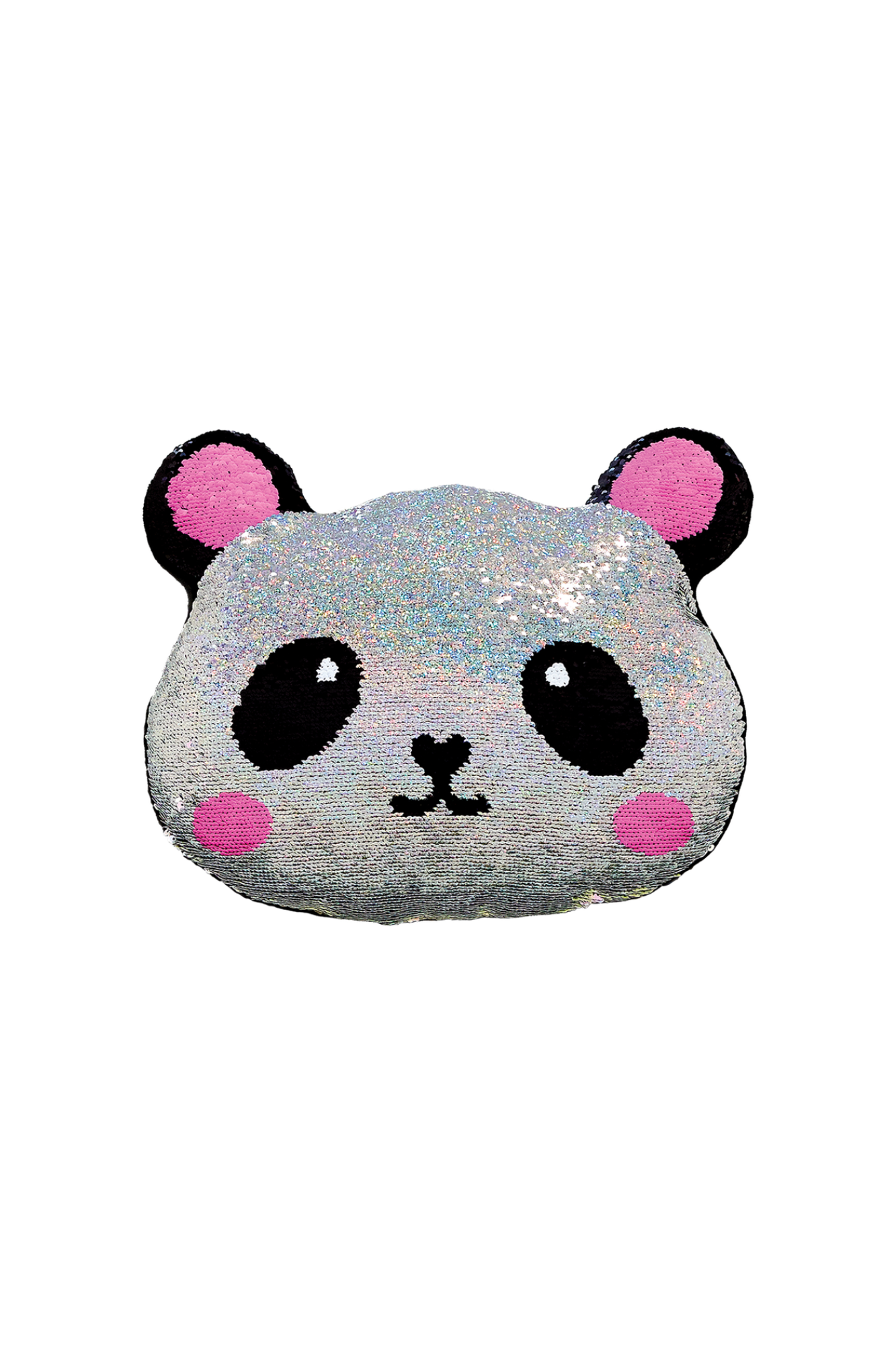 Mini Panda Reversible Sequin Pillow