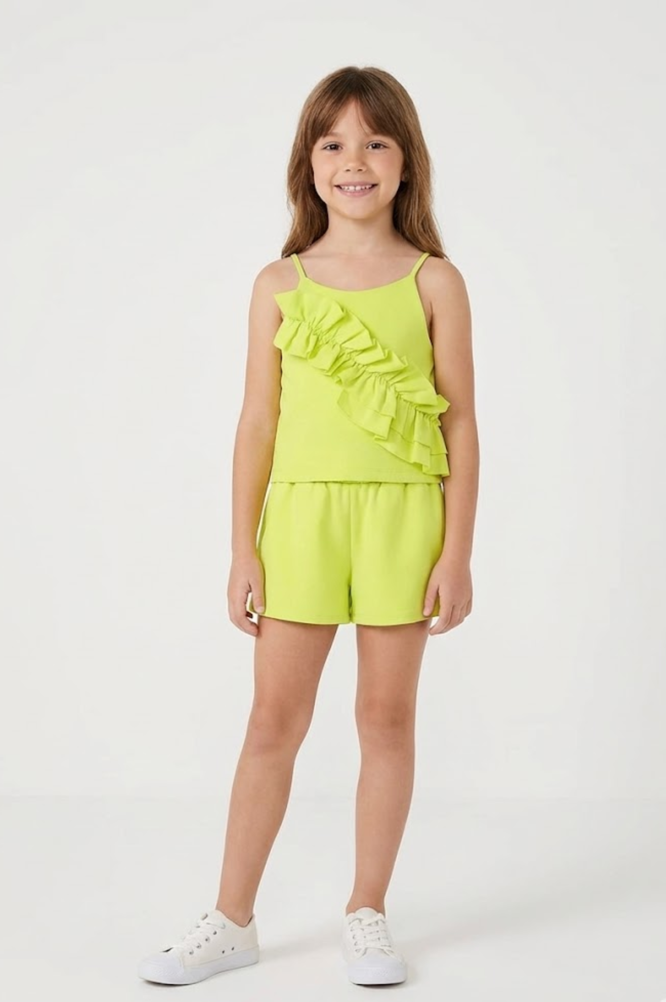 Neon Lime Short Set