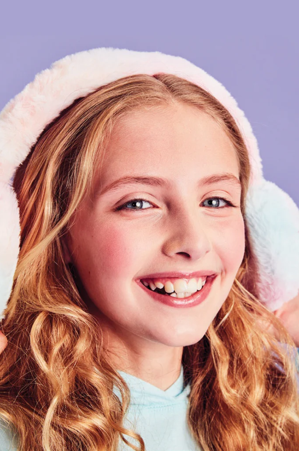 Tie Dye Furry Wireless Headphones