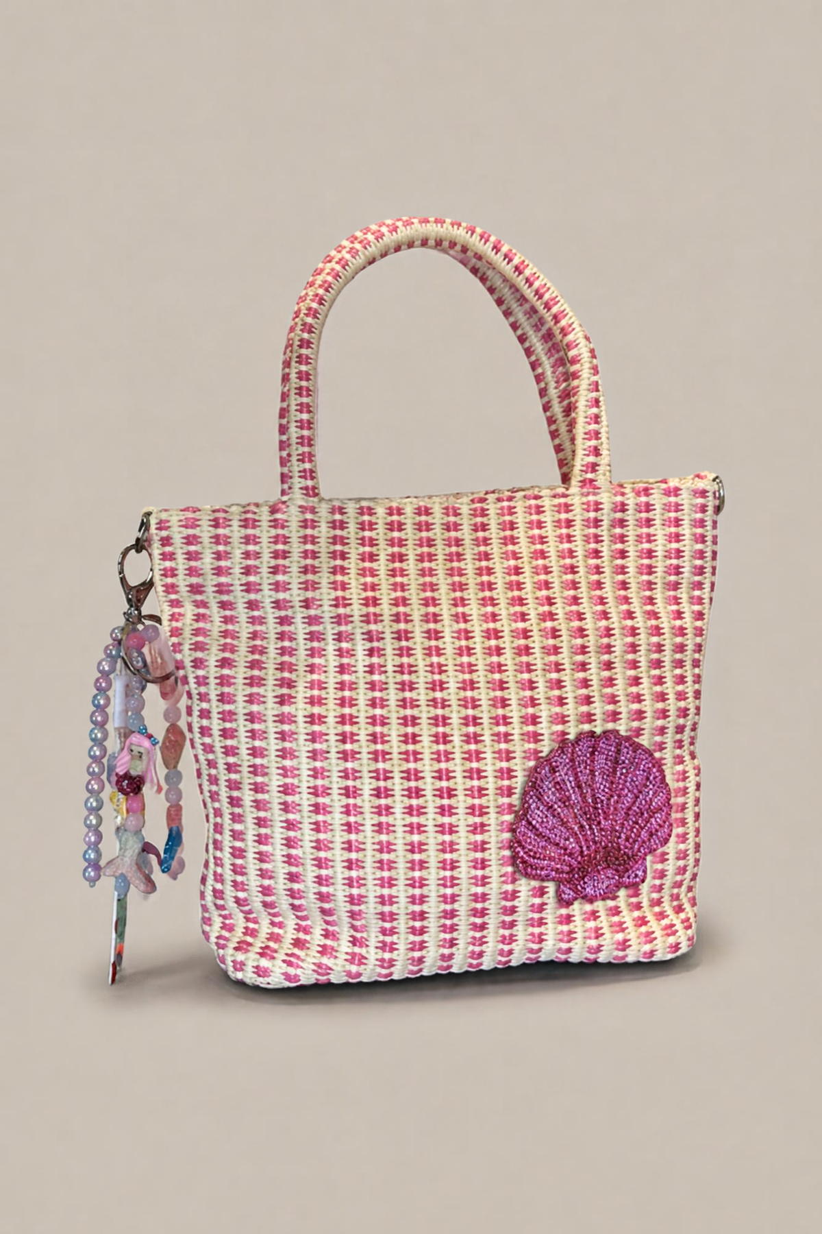 Crossbody Raffia Mermaid Bag