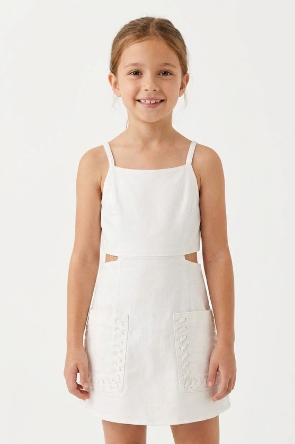 Romper Overlay White