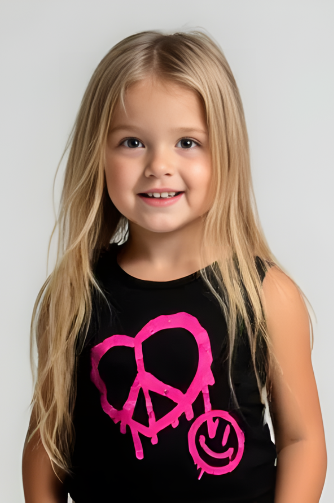 Heart Smiley Cop Tank