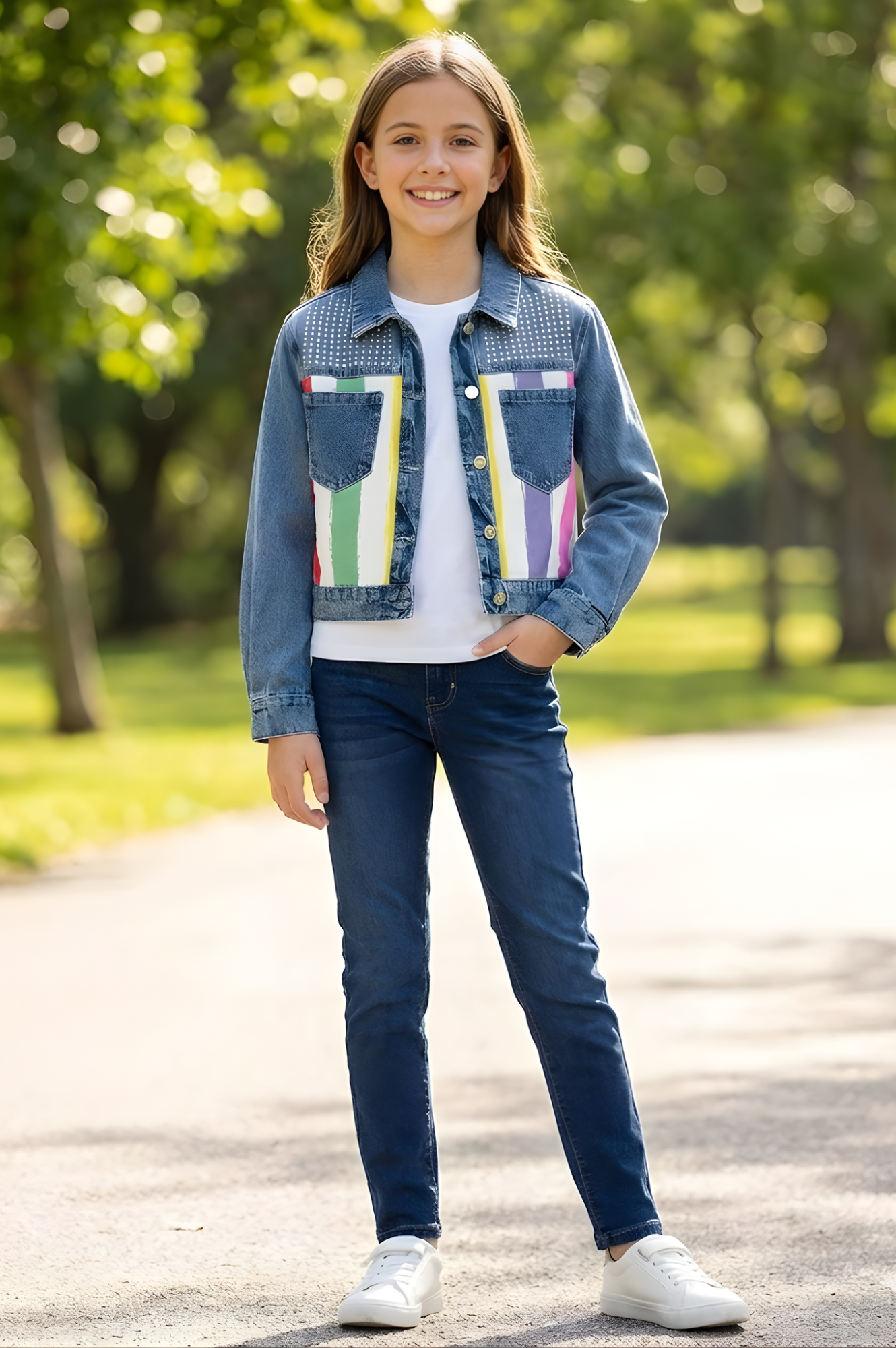 Studded Denim Jacket