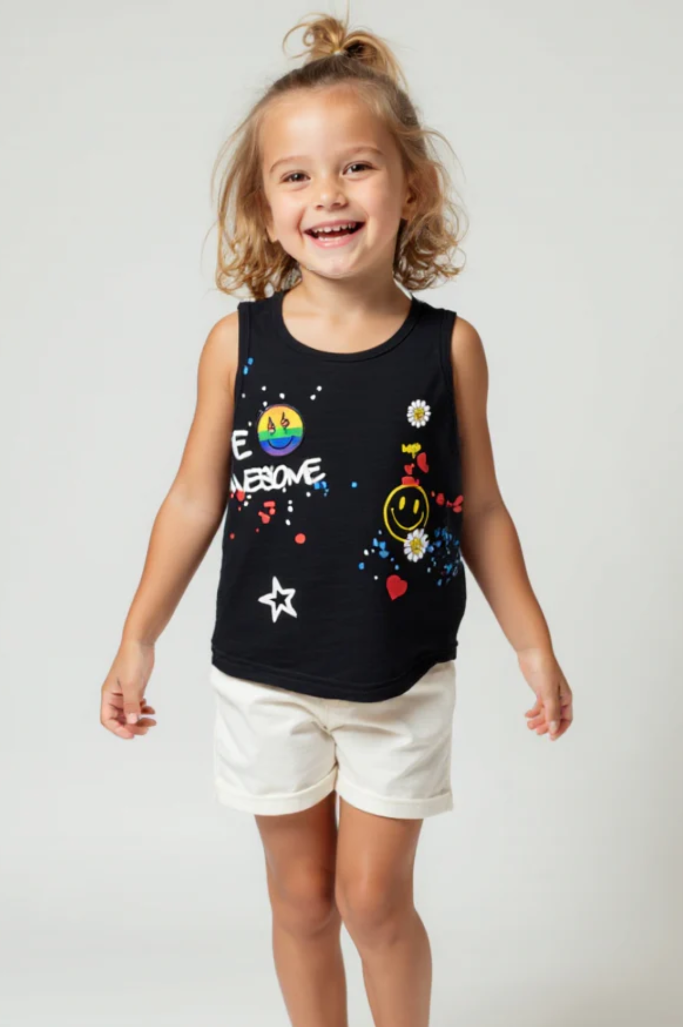Be Awesome Tank Black
