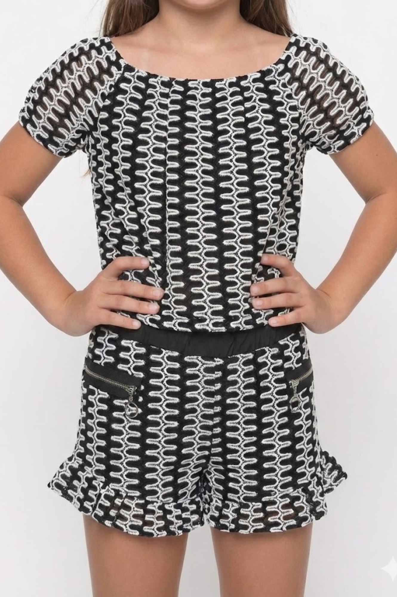Puff Sleeve Top Black