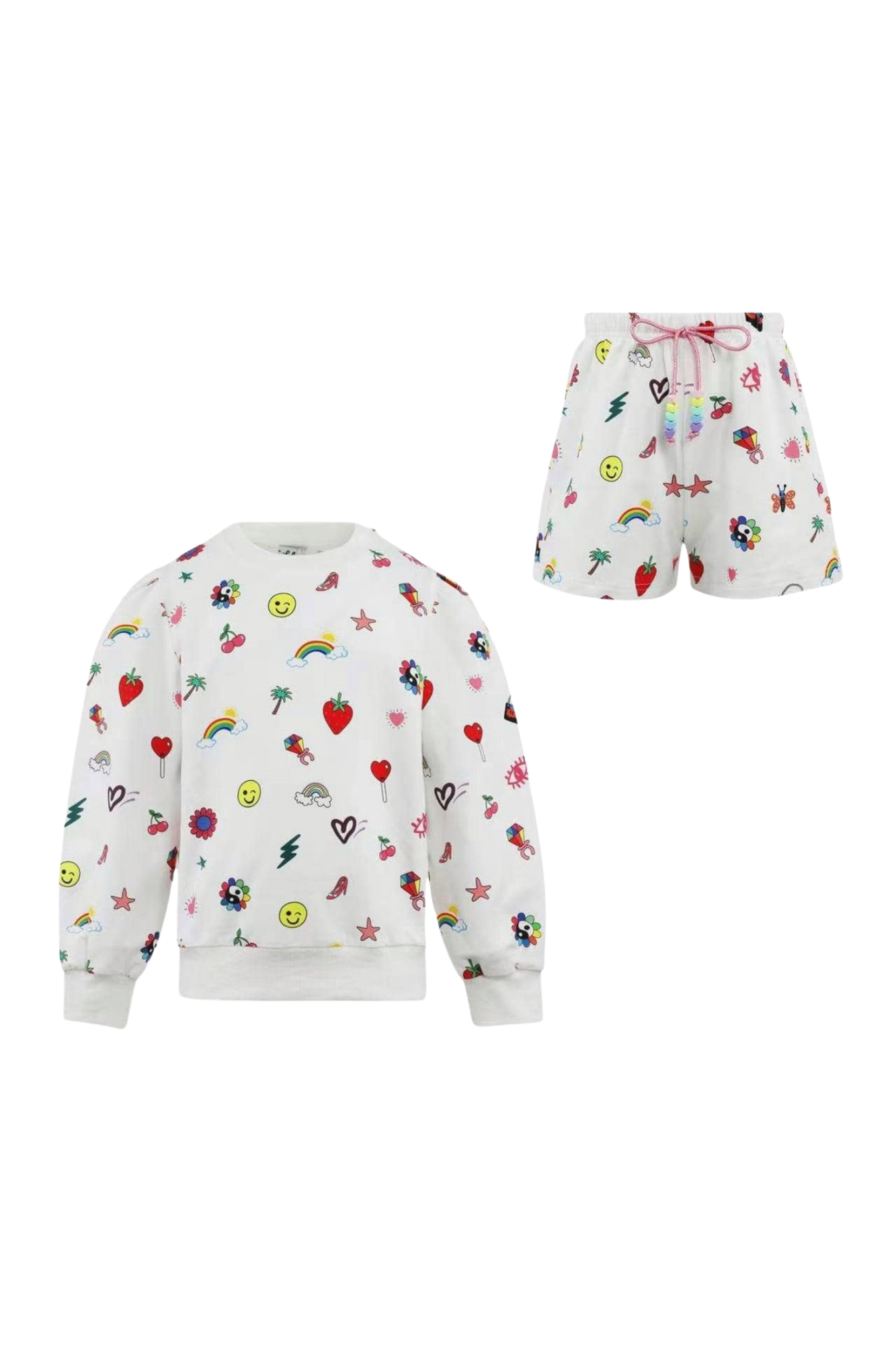 Emoji Vibes Short Set