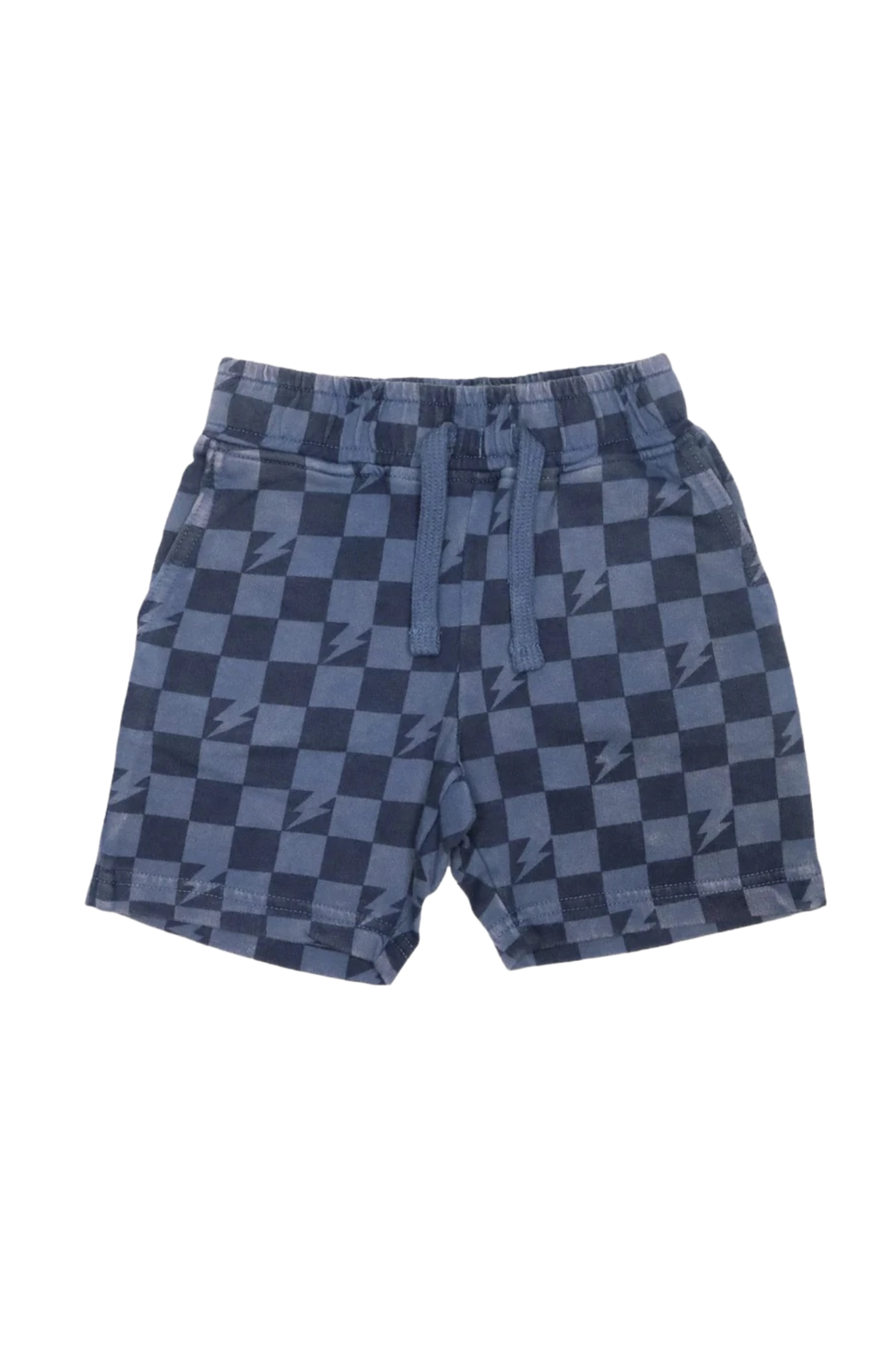 Check Enzyme Shorts Denim