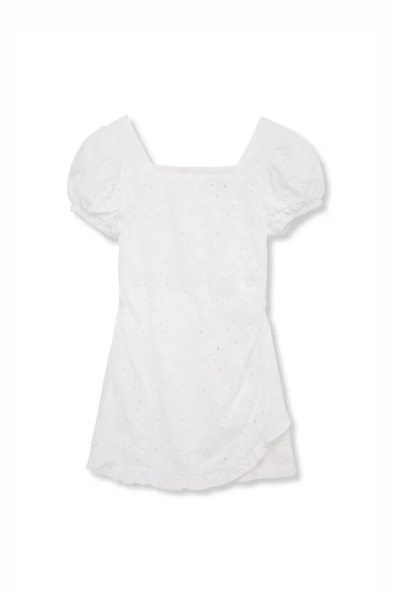 Allover Eyelet Romper White