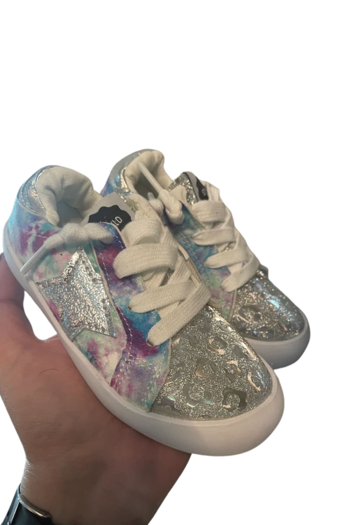 Sneakers Tie Dye Silver Star