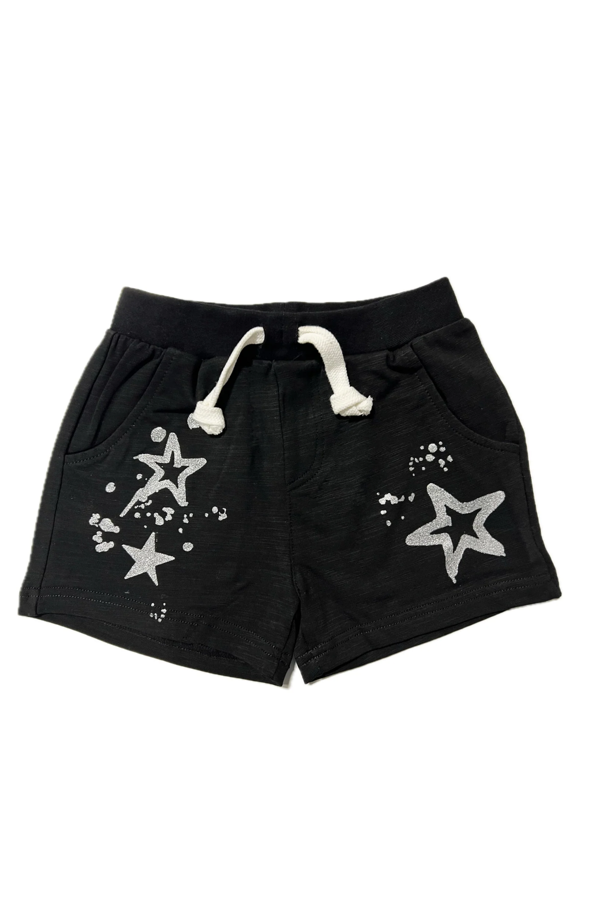 Black Set Metallic Stars