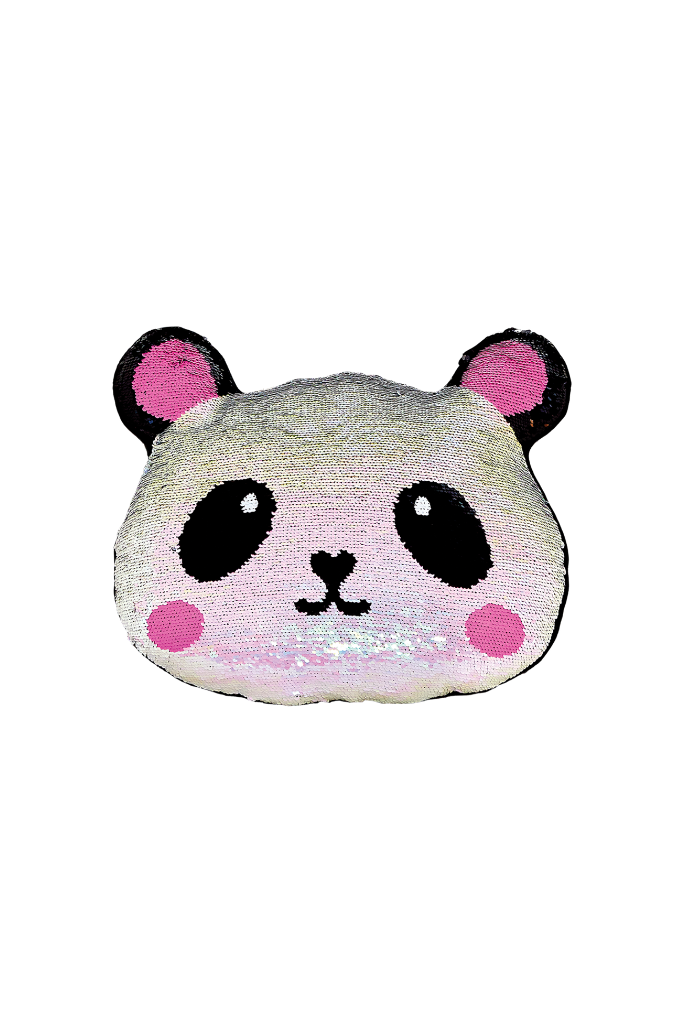 Mini Panda Reversible Sequin Pillow