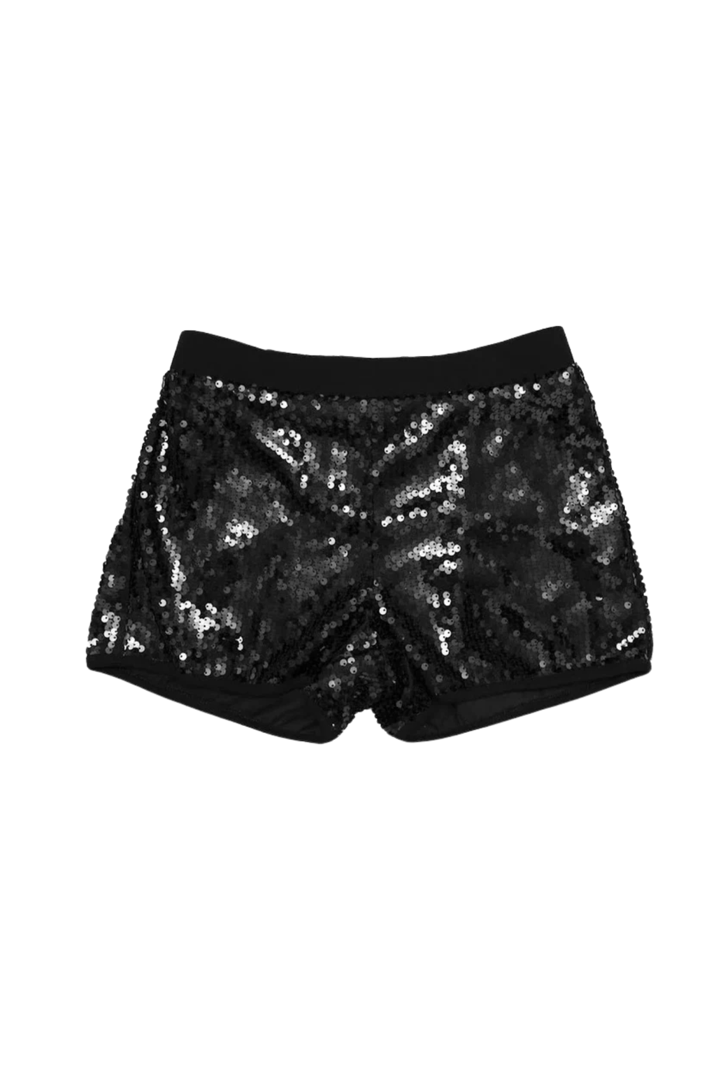 Sequin Short Black