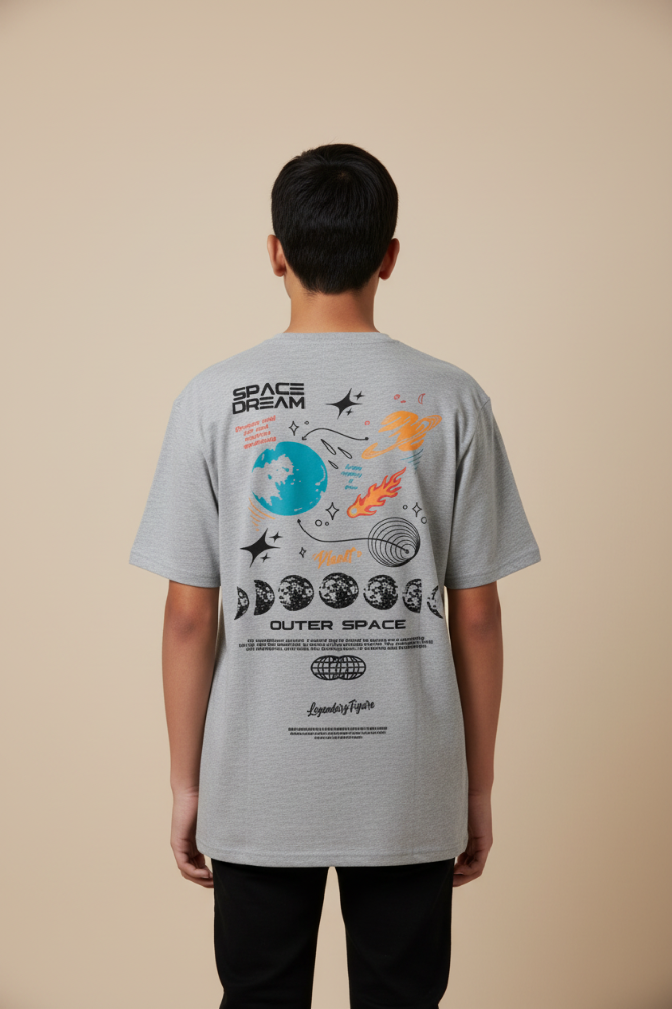 Grey Space Dream T-Shirt